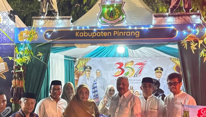 Demi mendorong UMKM agar mampu menjangkau pasar yang lebih luas ,Pemkab Pinrang promosikan produk lokal pada Sulsel Expo