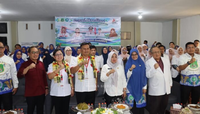 Semangat Saromase Warnai Survei Akreditasi RSUD Arifin Nu’mang, Wabup Sidrap Pesan Pelayanan Berbasis Hati