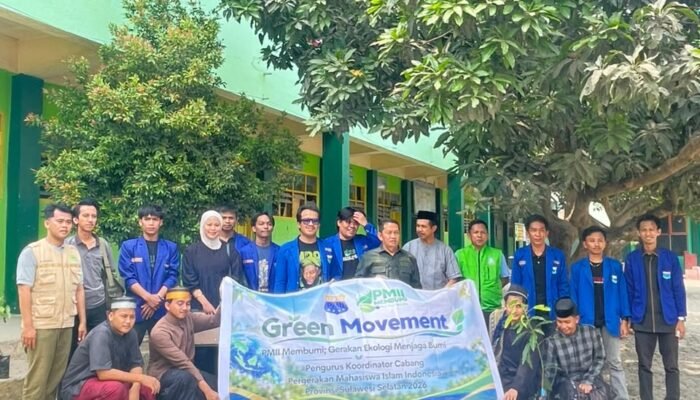PMII Membumi Tanam Pohon Produktif di Pinrang, Dorong Gerakan Ekologi Berkelanjutan untuk Pesantren